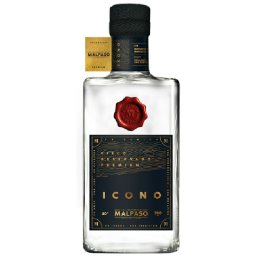 Pisco Mal Paso Ícono, 40° GL (700 ml)