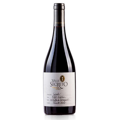 Valle Secreto, Vineyard Winery First Edition Syrah
