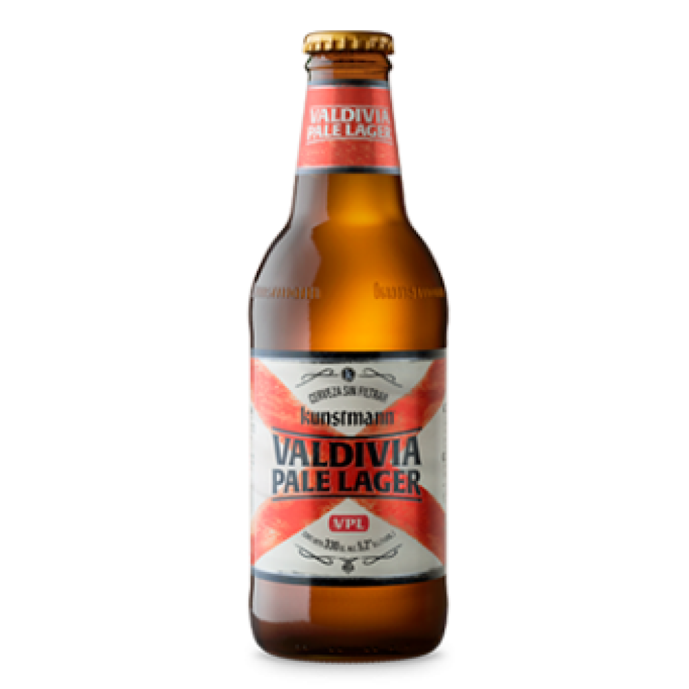 Cerveza Kunstmann Valdivia Pale Lager. Pack de 6 Botellas de 330 ml.