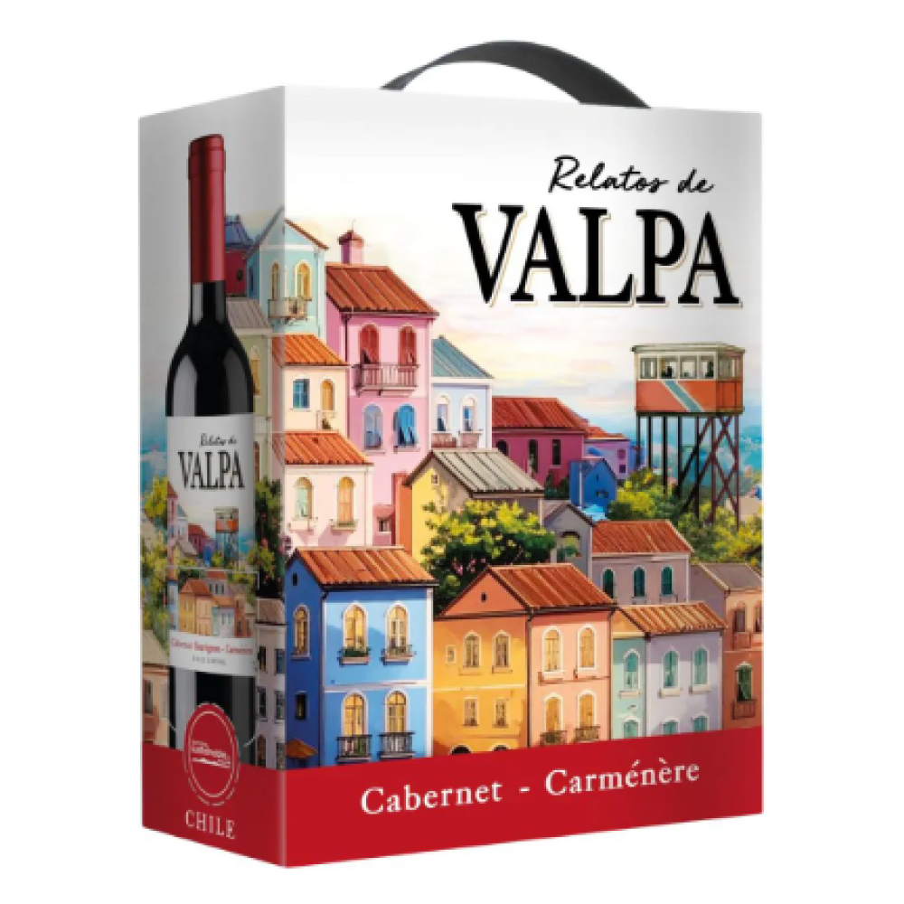 Aresti, Relatos de Valpa Bag In Box Cabernet Sauvignon  Carménère