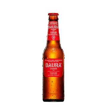 Cerveza Daura Damm sin Gluten. Pack de 24 botellas de 330 ml.