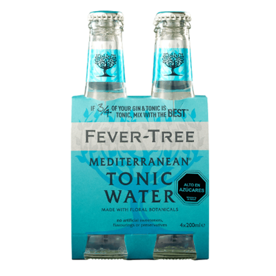 Tónic Fever Tree Mediterranean x 4 botellas