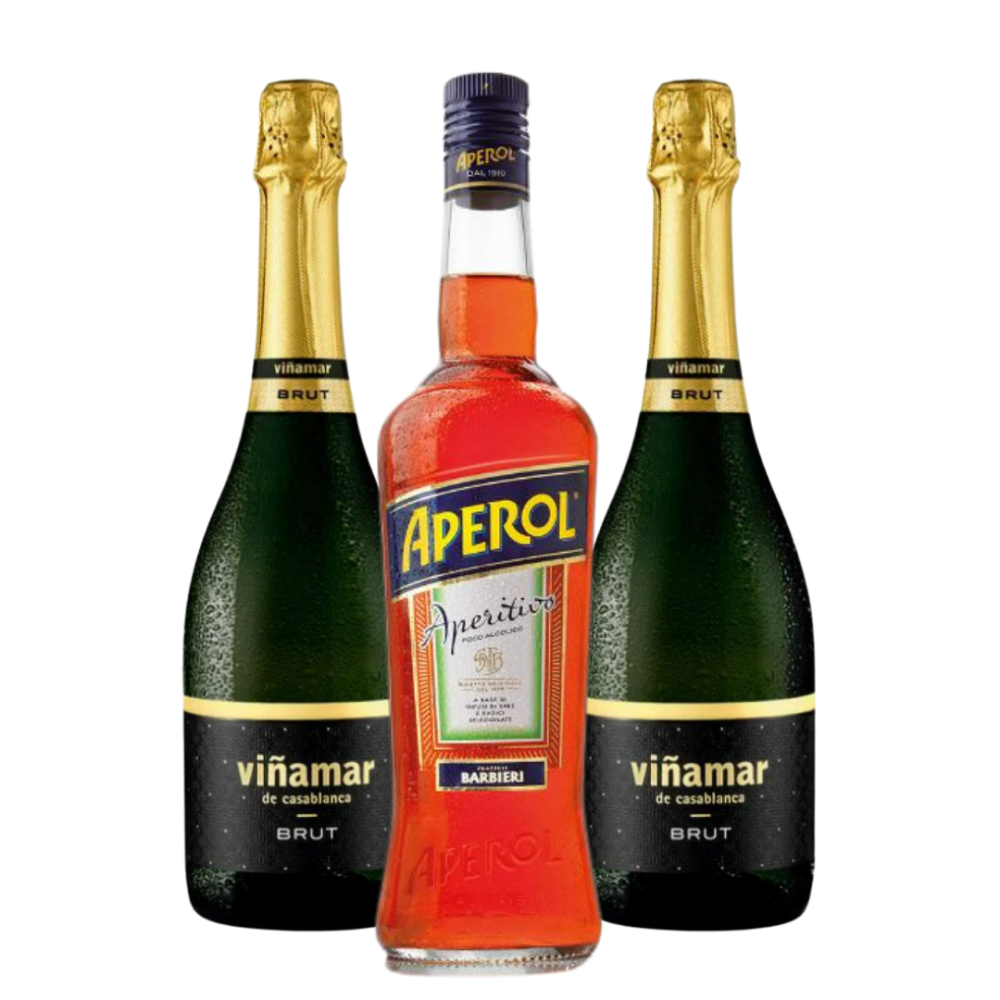 Pack Espumante ViñaMar Brut y Aperol