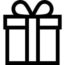 Envolver todos los regalos por separado en cartón. c/u